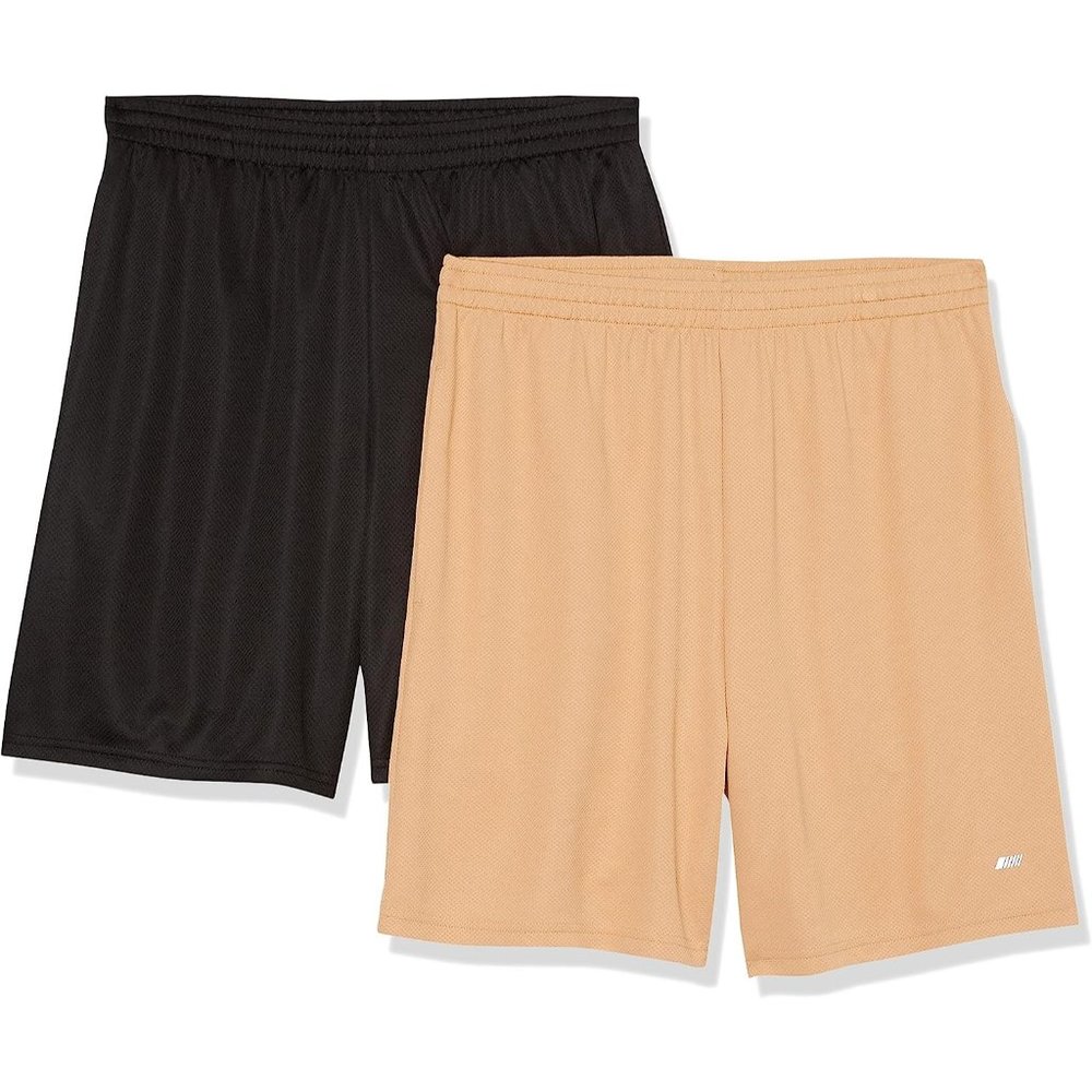 Amazon Essentials mens (2)-pack Performance Mesh Short Short